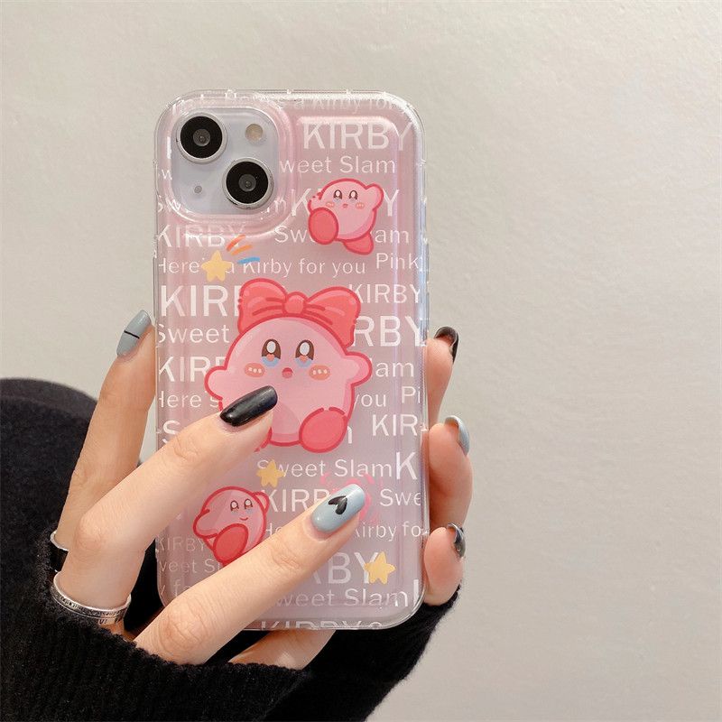 IPHONE Casing Transparan Lucu Kompatibel Untuk Iphone14 13 11 12 Pro XS Max X Xr7 +8 Plus Casing Ponsel Lembut TPU Silikon Shockproof Cover