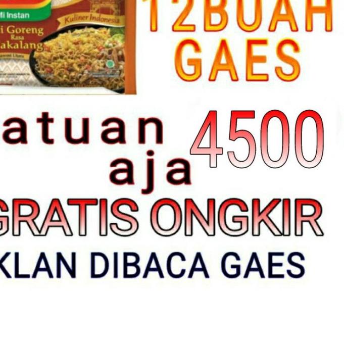 

✯ Indomie Cakalang GORENG Mie Instan 12 buah ❊