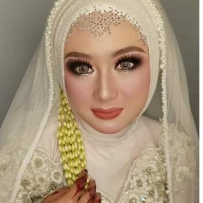 ✧ SLAYER PENGANTIN/ SLAYER VEIL MUTIARA PENGANTIN / HIJAB PENGANTIN MUTIARA ✯