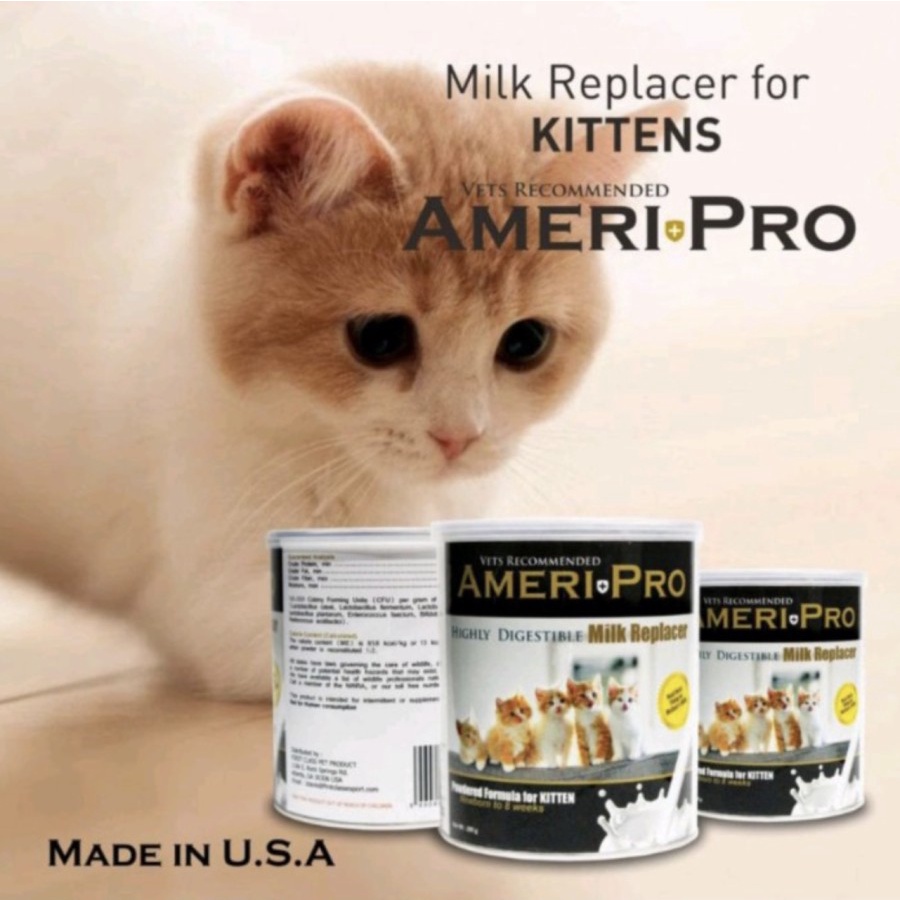 AMERIPRO Susu Kucing Kitten Milk Replacer 200gr