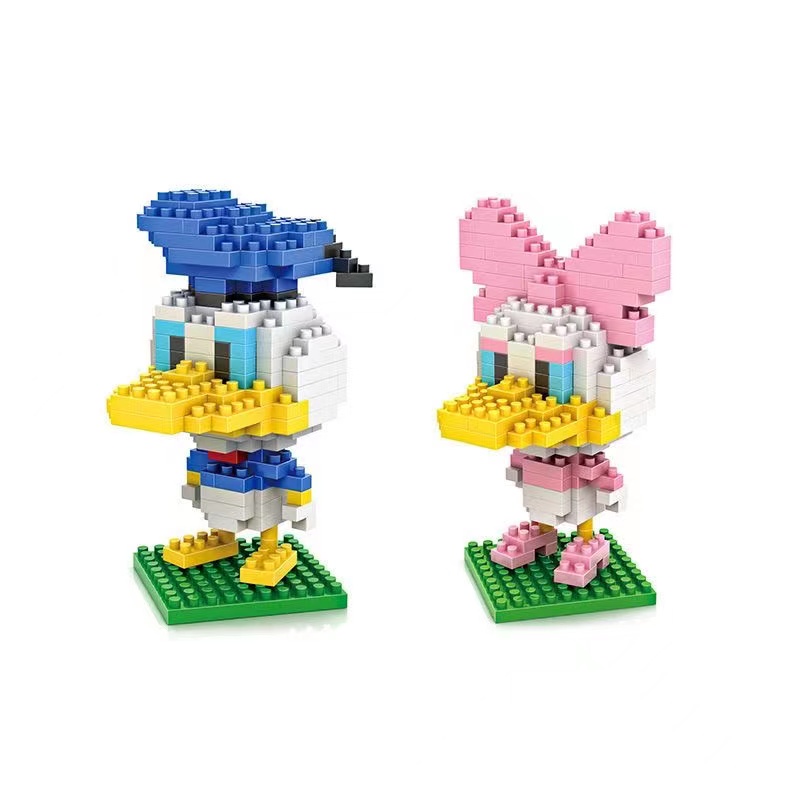 Miniatur Blok puzzle Partikel Kecil Tiga Dimensi Kompatibel Dengan Mainan Kreatif Anak-Anak Lego Disney