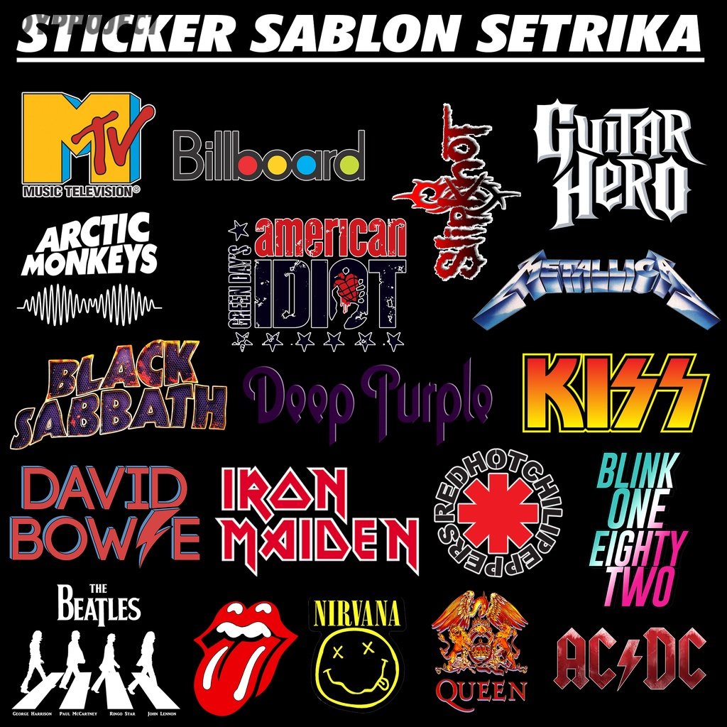 

STICKER KAOS PRESS SENDIRI DTF STIKER BAND STIKER MUSIK STIKER SATUAN STIKER CUSTOM CREWNECK TOTEBAG