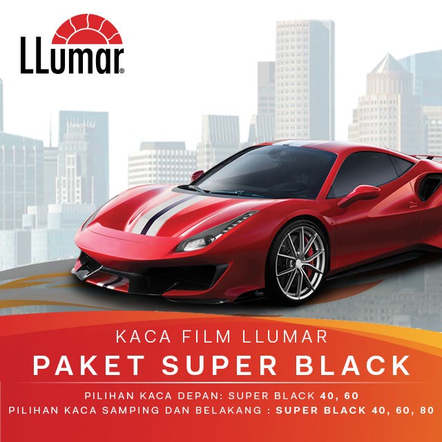 Best Seller Paket Kaca Film Llumar - Super Black