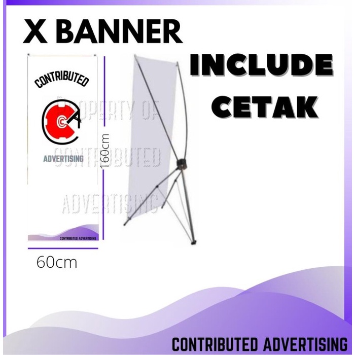 

[[JNT COD]] X BANNER PLUS BANNER FLEXI/ TRIPOD BANNER / ROLL UP BANNER / BANNER - Fiber Hitam