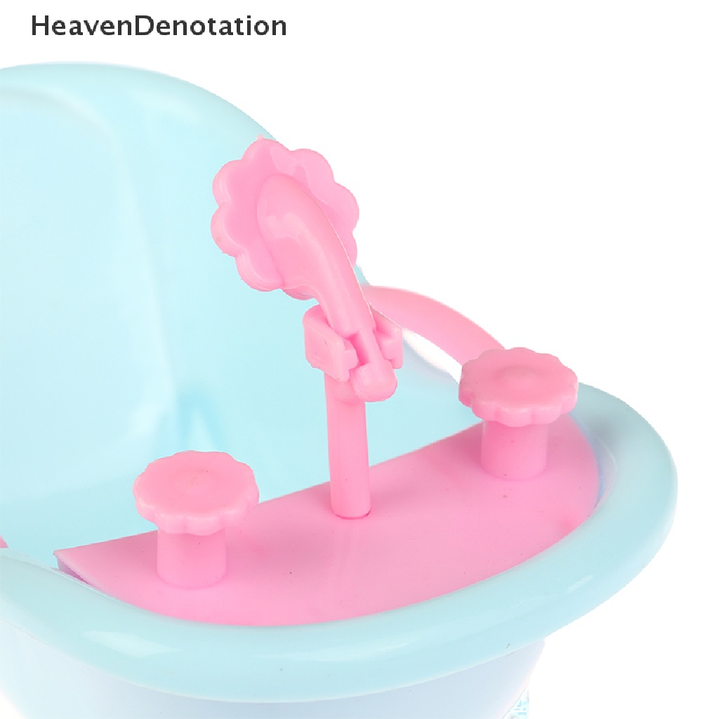 [HeavenDenotation] 1pc Rumah Boneka Dekorasi Rumah Doll Bathtub Mandi Air HDV