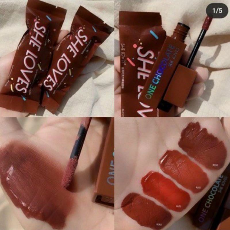 Lipstik Coklat - Lipstik Coklat Matte - Lipstik Anti Air Dan Tahan Lama - Lipstik Waterproof - Lipstik Korea