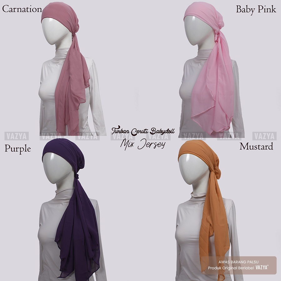 Turban Instant Queen Babydoll / Turban Pesta Dewasa