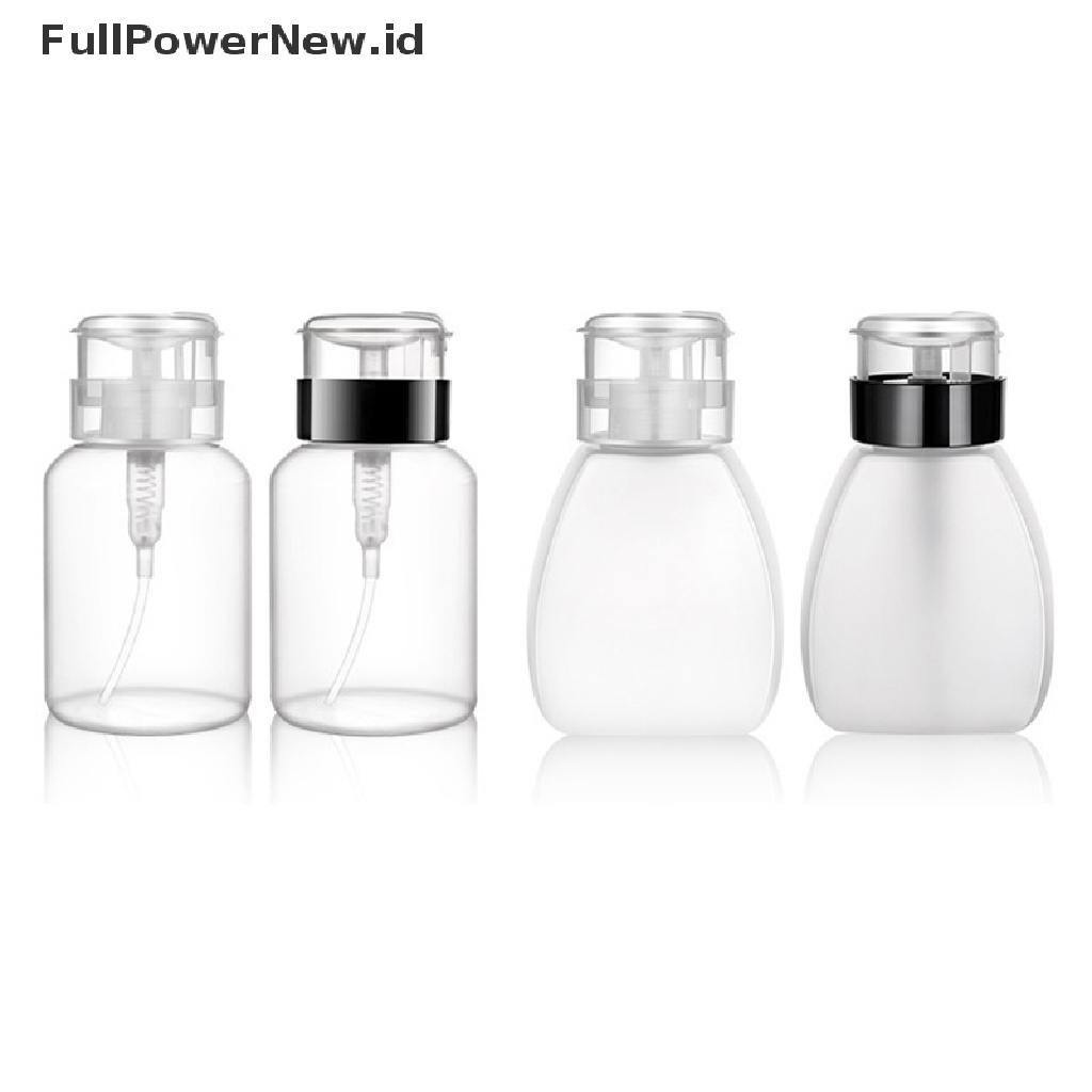 Power Botol Penghilang Kutek UV Gel Press Bottle Nail Art Clean Empty Pump Liquid ID