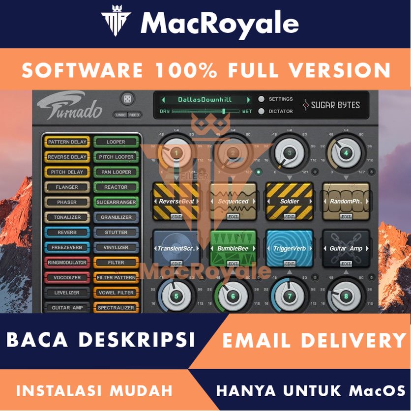 [MacOS] Sugar Bytes Turnado Full Version Lifetime Full Garansi