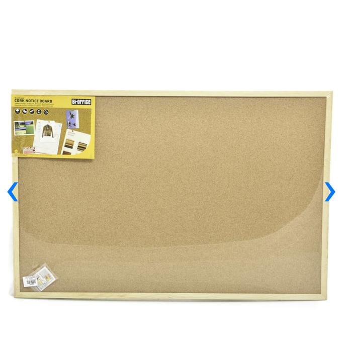 

Papan tempel corkboard 90 cm x 60 cm
