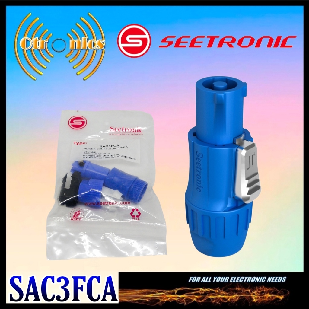 Seetronic powerkon SAC3FCA Jack Powercon SEETRONIC