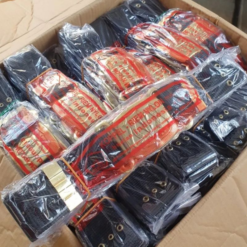 kopel satpam hitam nylon