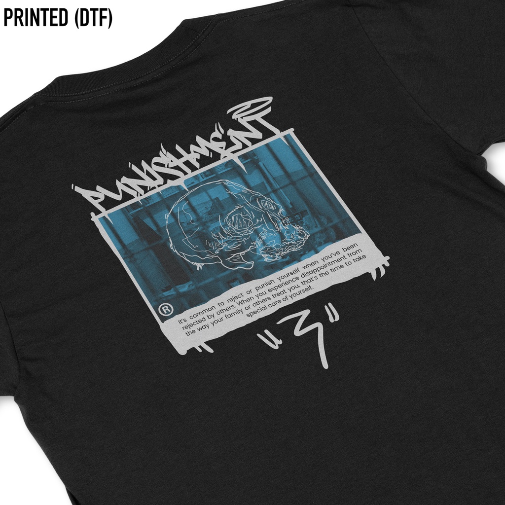 Rephatious T-Shrit "Punishment" Black Baju Kaos