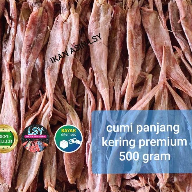 

❉ ikan asin cumi panjang super 500gr ←
