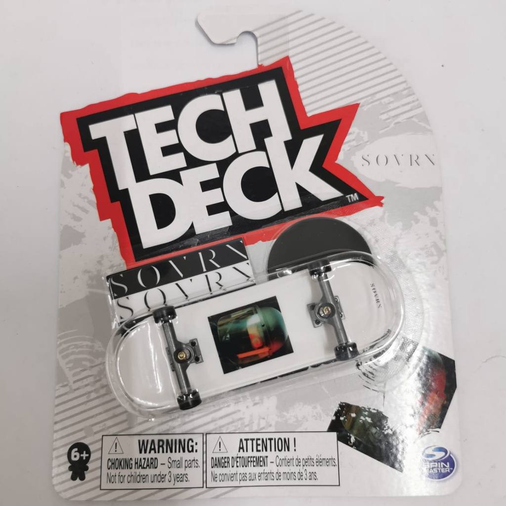 TECH DECK SOVRN WHITE Fingerboard Original Spin Master Finger Board Skateboard dengan jari primitive finesse gold chrome sovrn bakerboys