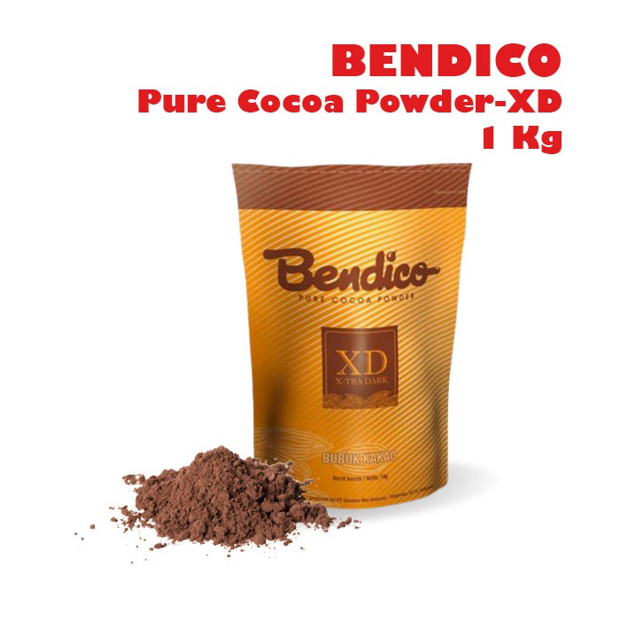 BENDICO Cocoa Powder XD 1KG / Cokelat Bubuk Xtra Dark 1 kg