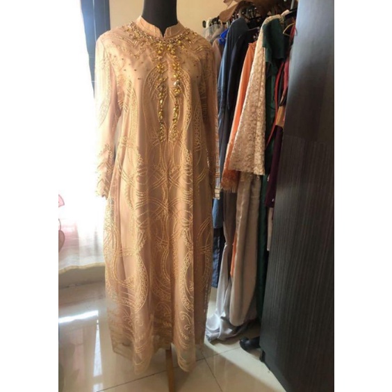 Gamis Pesta mewah dress pesta payet mewah