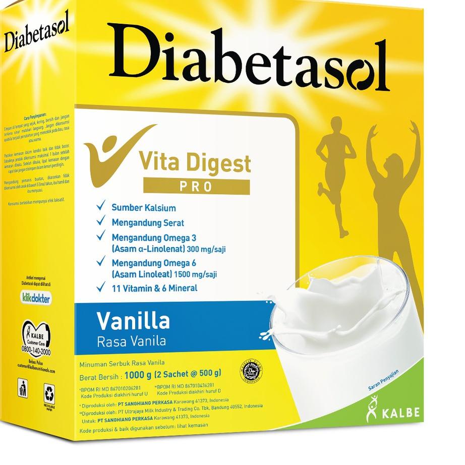 

۞ Diabetasol Vanila / Coklat 1000 gr (1kg) ✼