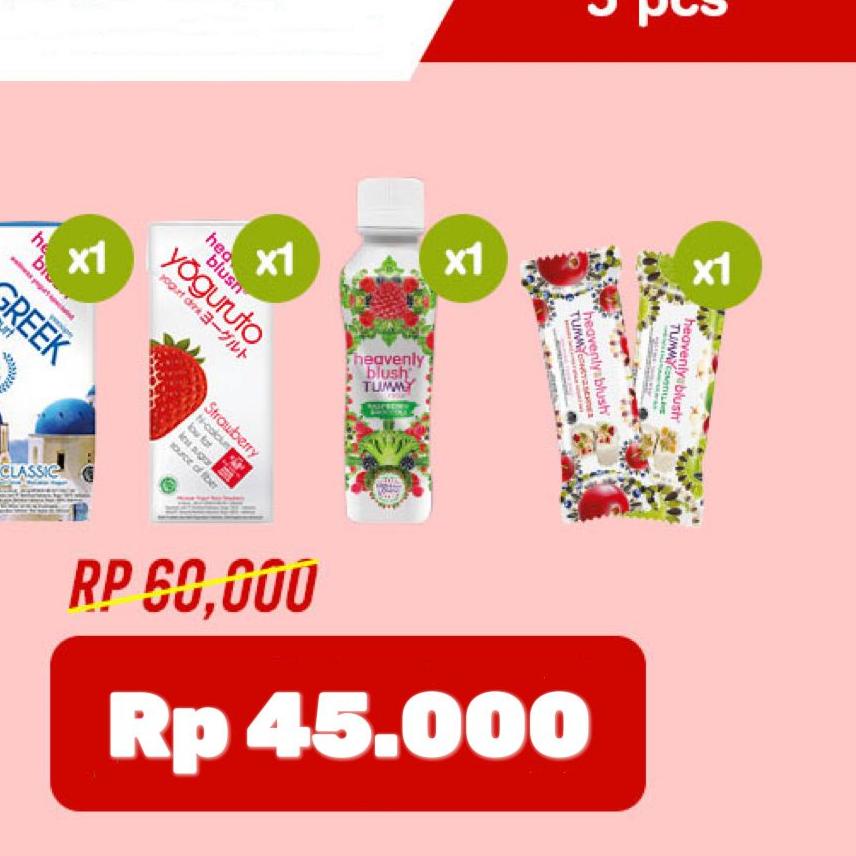 

✳ Yogurt Heavenly Blush Paket 3R Special ♪