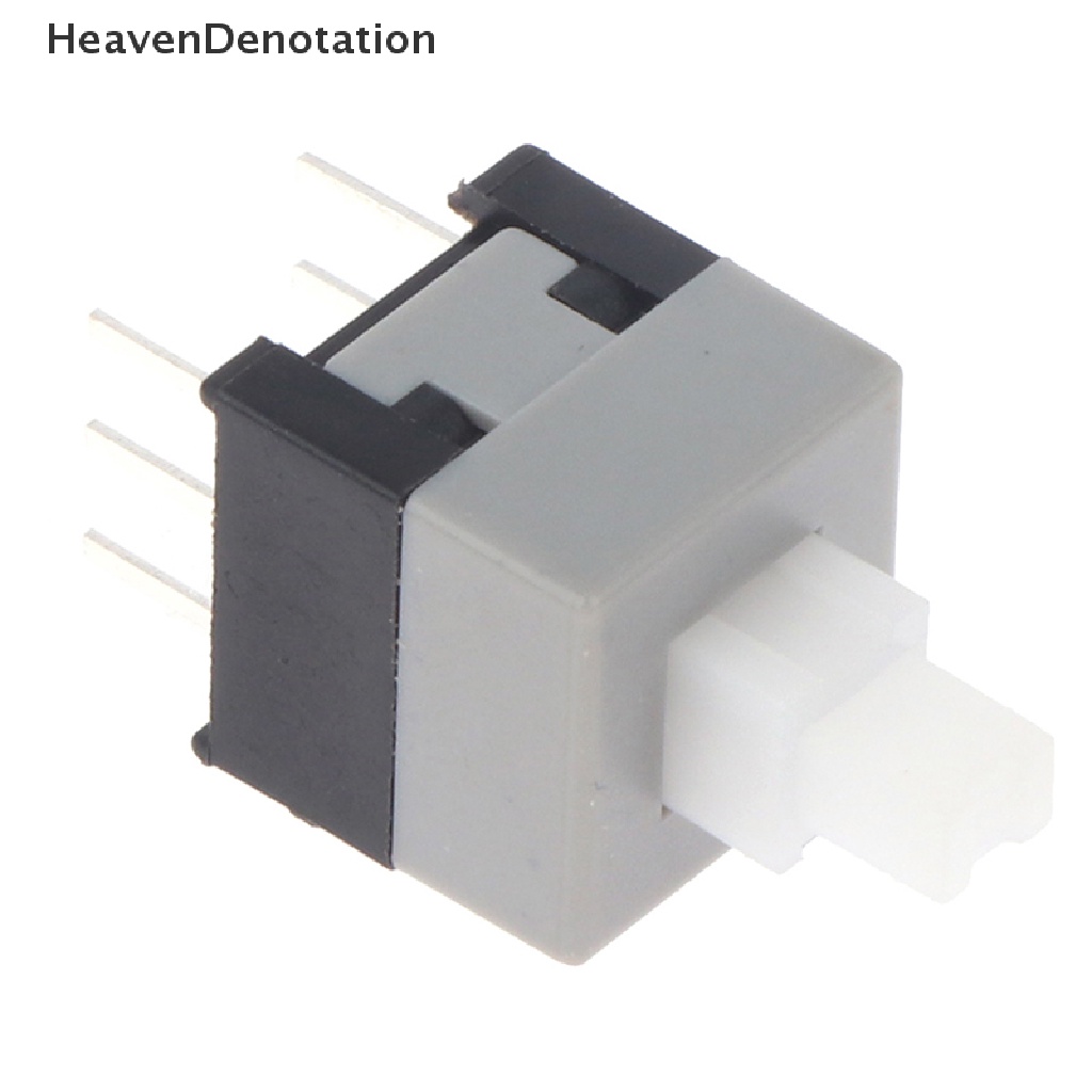 [HeavenDenotation] 8.5 * 8.5MM Self-Locking Switch Square Head Double-Row 6feet 3X3 Tombol Saklar HDV