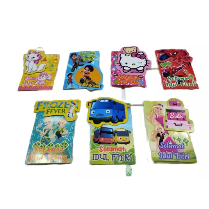 

Amplop Lebaran Idul Fitri 3D / Angpao Idul Fitri / Amplop Karakter KARTUN 3D