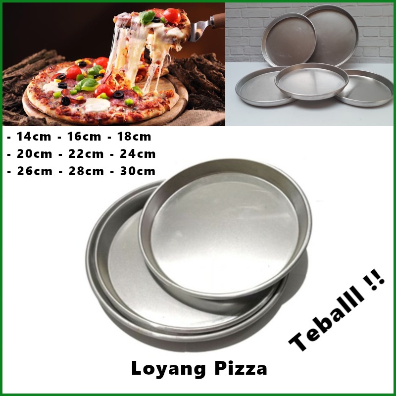 Cetakan Kue | Loyang Kue Pizza 14cm - 30cm Tebal 06,mm
