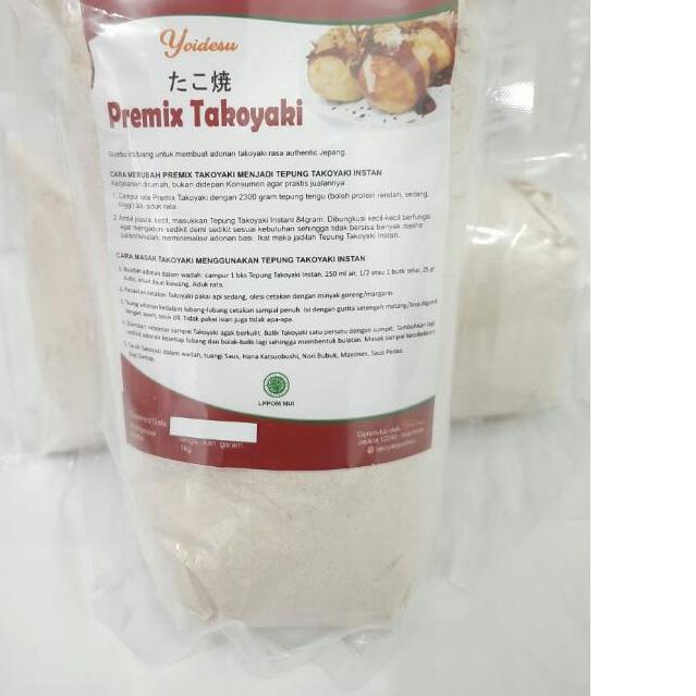 

♂ Tepung Takoyaki Premix Pengganti Franchise Jualan di Mall / Booth Menghasilkan 600 Biji Tako Matang ➯