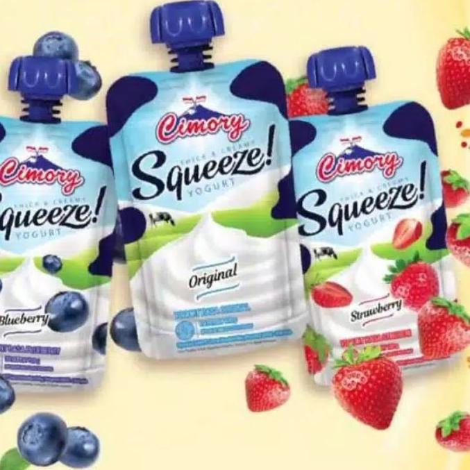 

♫ 6 PCS - CIMORY SQUEEZE YOGURT ✸