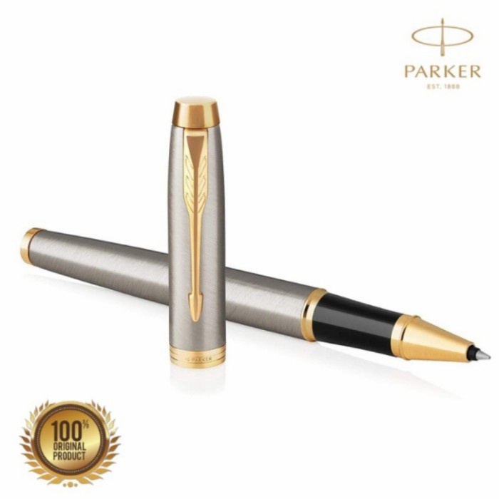 

Pulpen Parker Mewah Original IM NEW ROLLER BALL - Gratis Grafir Laser - Brush Metal slv