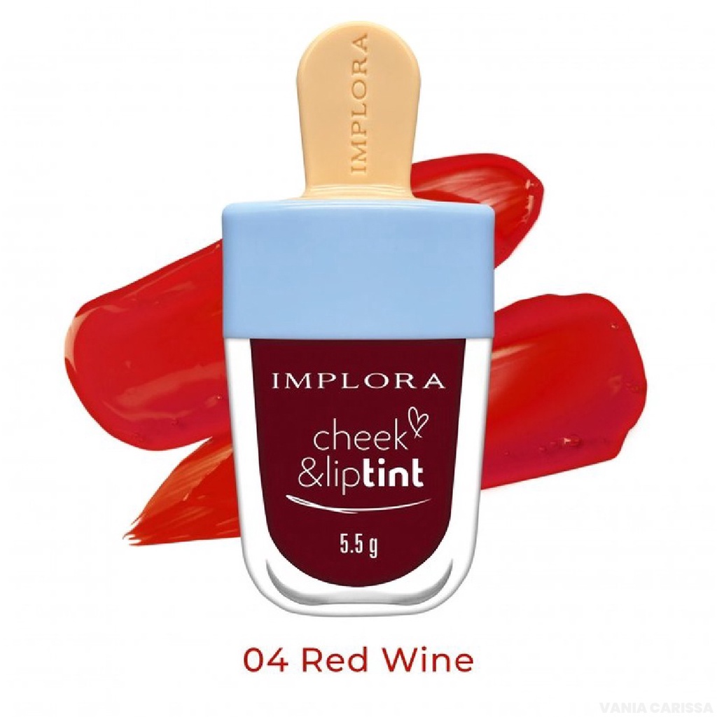 IMPLORA CHEEK &amp; LIPTINT SERIES 04 RED WYNE - Areabanca