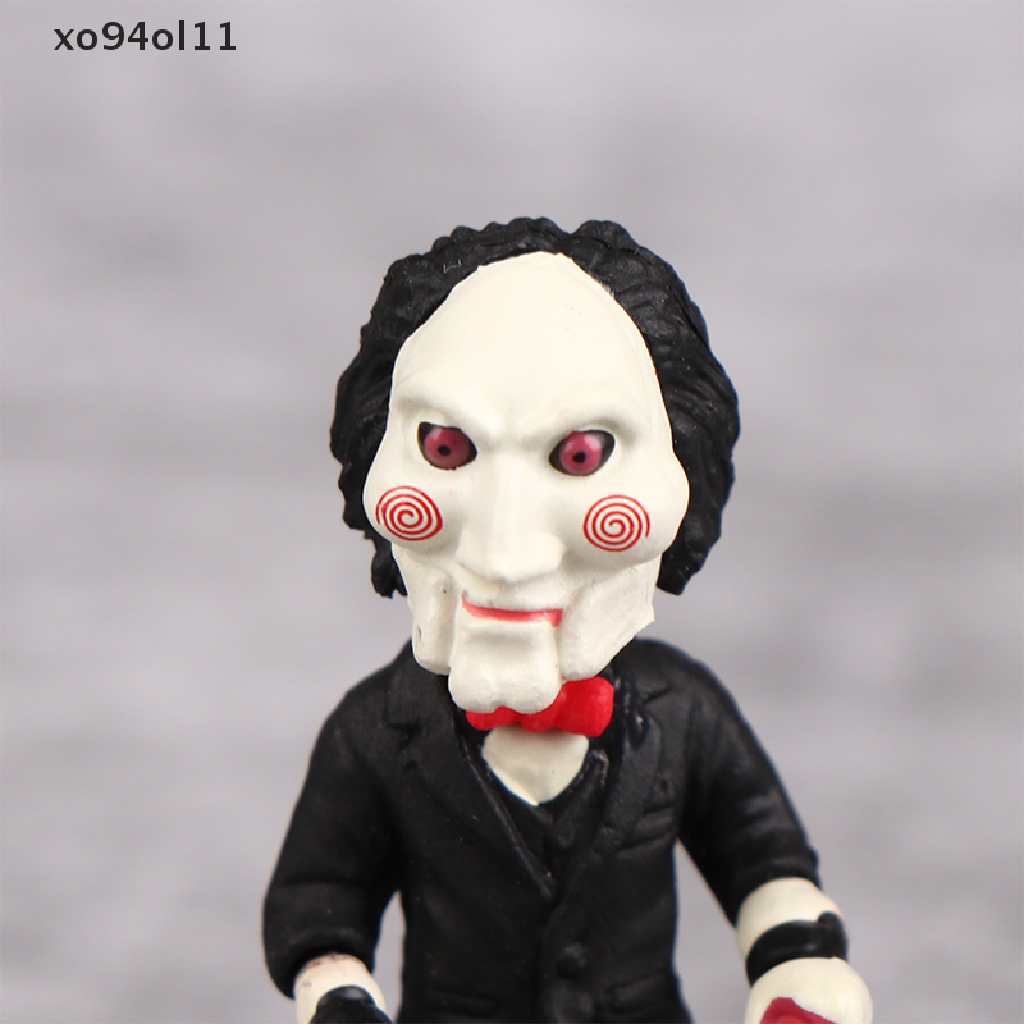 Xo Horror Saw Billy Figure Gantungan Kunci Film Liontin Mainan Model Boneka Perhiasan Hadiah OL