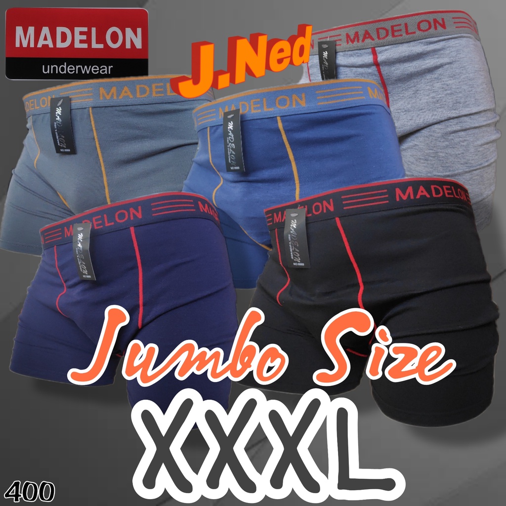 J400T Celana Dalam Pria Boxer JUMBO HARGA 3PCS