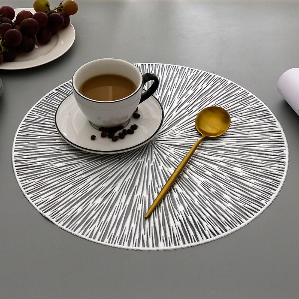 Solighter Tatakan Dapur Rumah Tangga Non-slip Round Hangable Tablemat