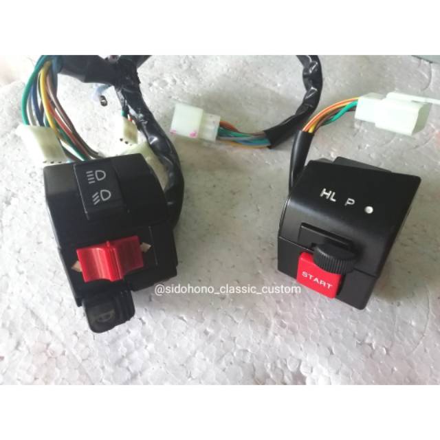cod Holder kanan kiri set honda astrea grand legenda impressa bulus kualitas bagus aksesoris motor