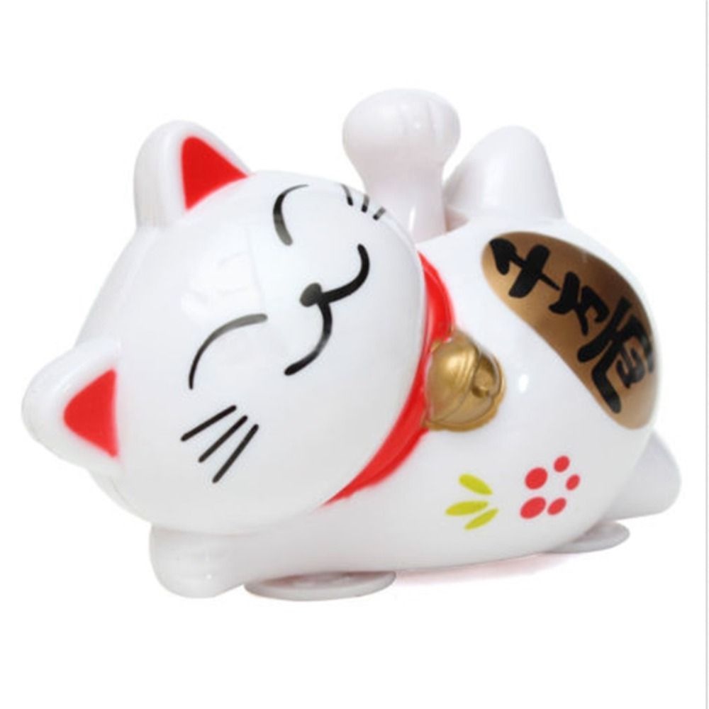 Suyo Beckoning Waving Cat Kreatif Interior Styling Tenaga Surya Auto Dekorasi