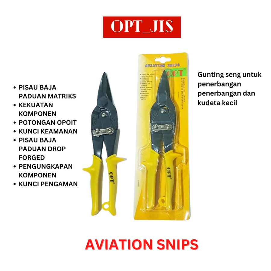 OPT JIS Max Steel Gunting Kawat Besi Baja Pemotong Baja Bolt Cutter