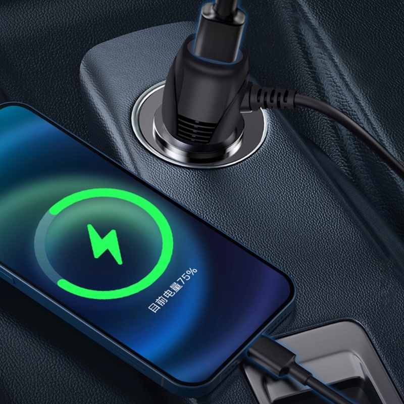 Zzz Charging-Adapter Untuk GPS Vehicle Power Charging-Kabel Dengan USB &amp; QC3.0 Port USB