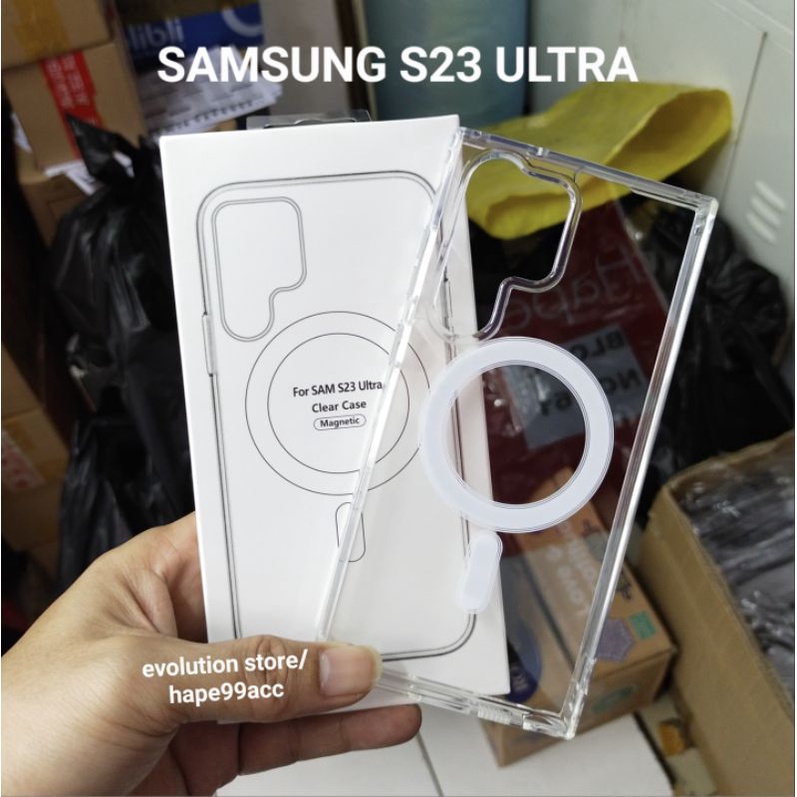 Samsung S23 S23 Plus S23 Ultra clear case magsafe magnetic