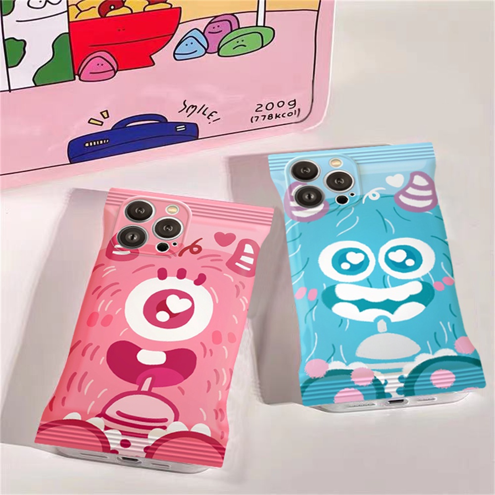 Casing Lucu Redmi Note11 Pro Note11S 10C Note10 5G 10A 9C 9A 10 9T 10s Note9 Note8 Poco X3 NFC M3 Kartun Boneka Monster Kecil TPU Soft Cover