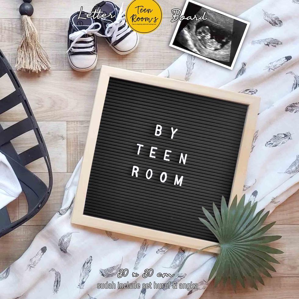 

E86 PAPAN NAMA / LETTER BOARD UNTUK DEKORASI NAMA BAYI TEEN ROOM (30x30cm) PALING DICARI ㅰ