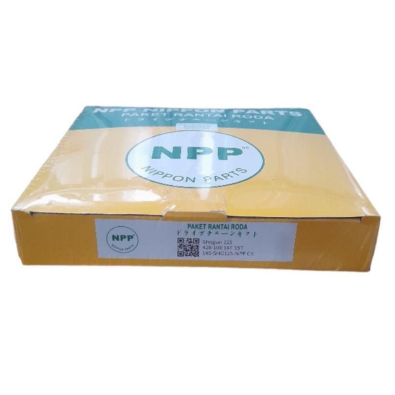 gear set chain kit shogun 125 rantai motor 140-sho125