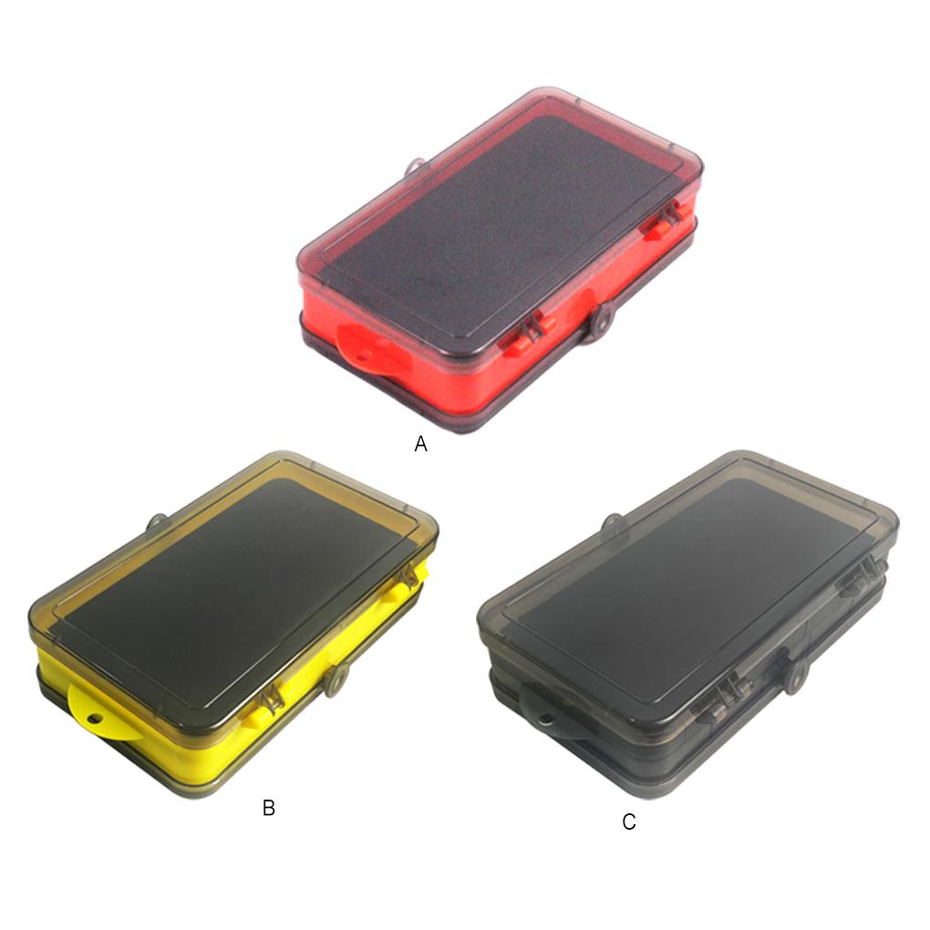 Huit Kotak Pancing Penyimpanan Umpan Lure Dua Sisi Tackle Tray Tools Container Clear Hook Gear Outdoor Grids Praktis Portable