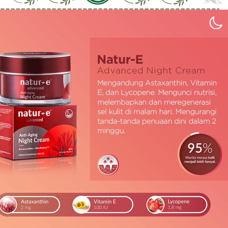 ► NATUR-E ADVANCED ANTI-AGING NIGHT CREAM 30GR NATUR E ANTI AGING NIGHT CREAM 30G NATUR E ADVANCE ➭