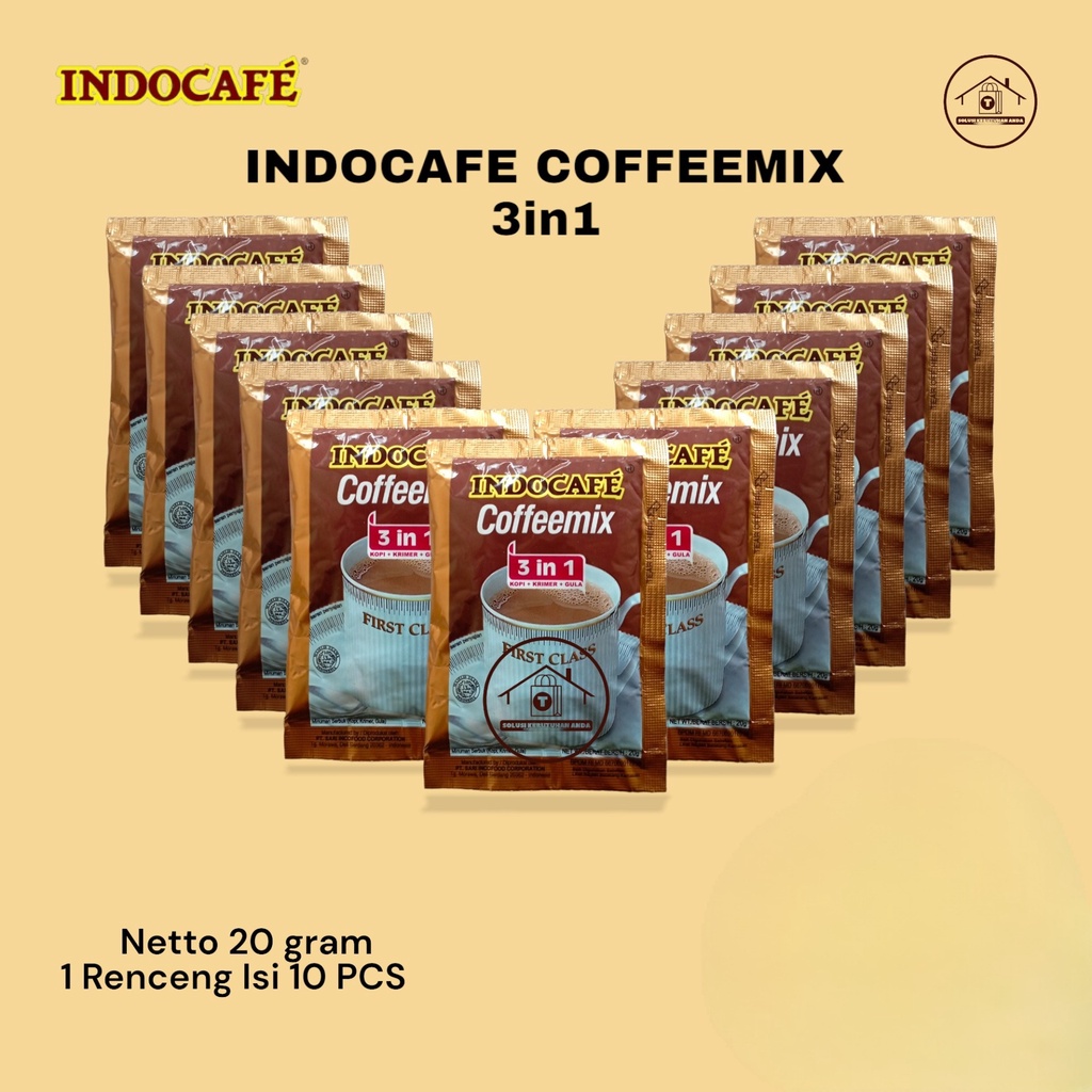 

Kopi Indocafe Coffemix 3in1 Netto 20 Gram