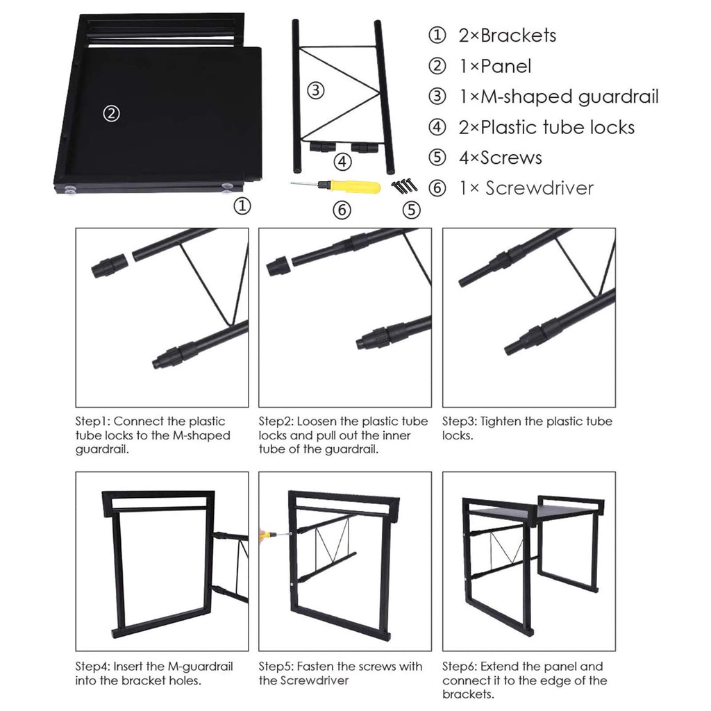 Rak Microwave Oven Tingkat Susun Meja Dapur Adjustable Serbaguna