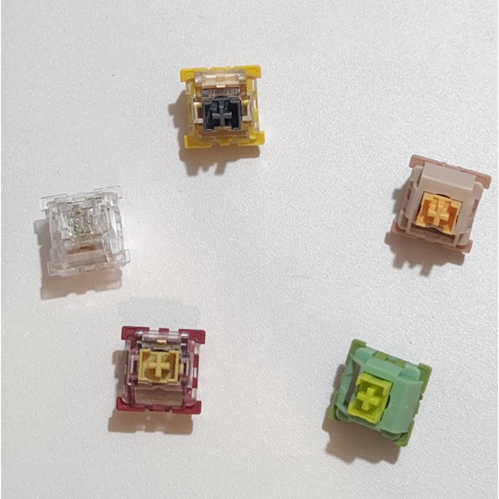 GAOTE OTM MX Crystal , Red Panda , Honey Peach , Lime , Yellow Silver Mechanical Switch