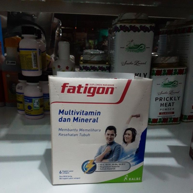 FATIGON PUTIH STRIP ISI 6 KAPLET