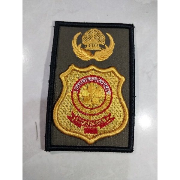 bordir lambang kewenangan satpol korpri pol pp timbul