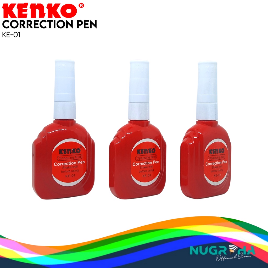 

Kenko Correction Fluid Pen / TipEx Cair Kenko Tip Ex KE-01