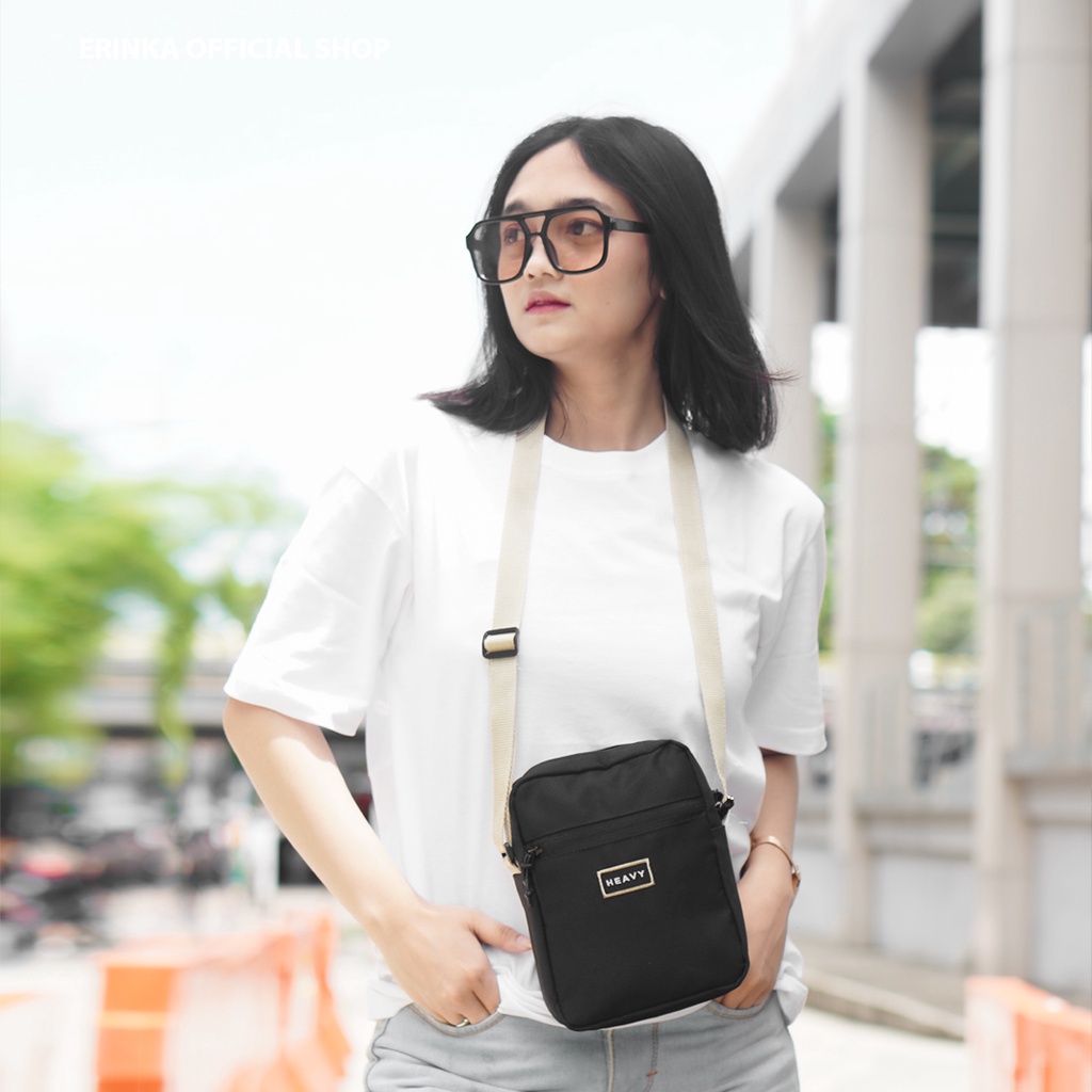 Heavy.bag Slingbag mini distro Heavy original - Tas Selempang Pria Casual Pouch Bag